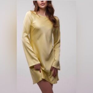 Free People Madeleine Fig Gin and Jules Satin Dress Size14. Retail $171 NWT